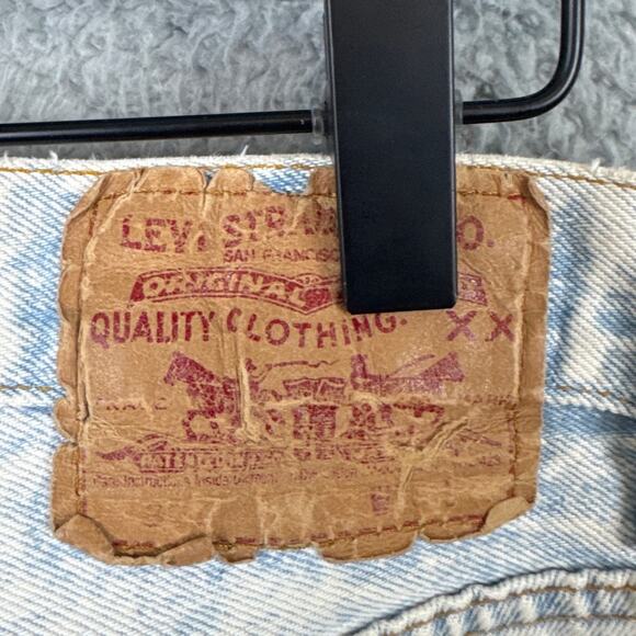 Vtg Levis 501s Acid Wash Made In The USA Size 33/32 Vintage Denim Faded Thrashed - Picture 6 of 8